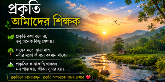 nature caption bangla